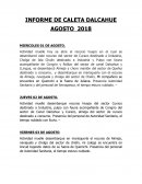 INFORME DE CALETA DALCAHUE