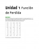 Unidad 1 Función de Perdida