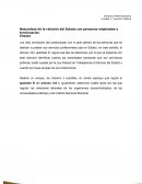 Naturaleza de la relación del Estado con personas empleadas y funcionarias