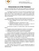 Emociones en el Ser Humano