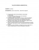 TALLER DE GERENCIA ADMINISTRATIVA