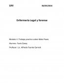 Diplomatura de enfermeria legal y forense uai