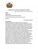 Consulado Del Estado Plurinacional De Bolivia