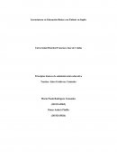 Principios básicos de administración educativa