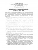 Acuerdo para la convivencia escolar Ciclo escolar 2017 – 2018