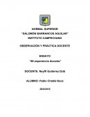 Mi experiencia docente