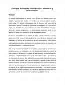 Concepto de derecho administrativo: elementos y características
