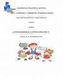 Actividad individual La narracion y la descripcion: cotidianidad escolar