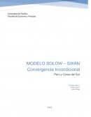 Modelo Solow Swan - convergencia incondicional