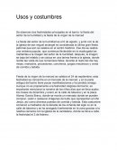 Usos y costumbres resumen