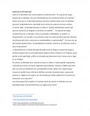 Identidad ¿Qué soy? y ¿Por qué soy?