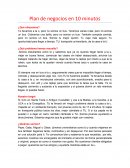 Plan de negocios en 10 minutos