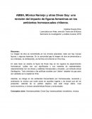 ABBA, Mónica Naranjo y otras Divas Gay: una revisión del impacto de figuras femeninas en los ambientes homosexuales chilenos.
