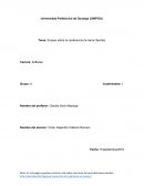 Tema: Ensayo sobre la conferencia de Aaron Benítez