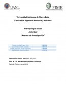 Avance de Proyecto Antropología Social