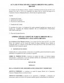 Carta a municipalidad