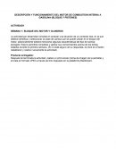 DESCRIPCIÓN Y FUNCIONAMIENTO DEL MOTOR DE COMBUSTION INTERNA A GASOLINA (BLOQUE Y PISTONES)