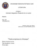 Actividad Integradora: Redacción de un cuento