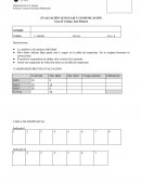 Evaluación casa de Campo