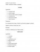 TEMA: Formación de coloides y cristaloides.