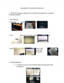 OBJETIVO: Analizar y determinar las condiciones de equilibrio en un sistema de fuerzas paralelas