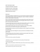 Obra de teatro ingles SCRIPT FOR PROJECT WORK
