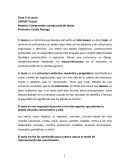 Comprensión y producción de textos