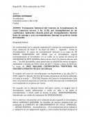 Minuta contrato erminación Unilateral del Contrato de Arrendamiento de Local Comercial carrera 3 No 12-58