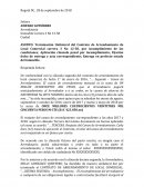 Minuta contrato erminación Unilateral del Contrato de Arrendamiento de Local Comercial carrera 3 No 12-58