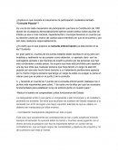 ¿Explica en qué consiste el mecanismo de participación ciudadana llamado “Consulta Popular”?