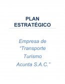 COMO SE DA EL Plan estrategico acunta