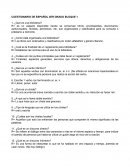 CUESTIONARIO DE ESPAÑOL 3ER GRADO BLOQUE 1