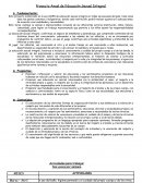 ESI en el nivel inicial Proyecto Anual de Educación Sexual Integral