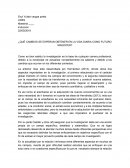 ¿Qué cambios se esperan obtener en la vida diaria como futuro magister?