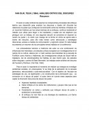 Analisis de discurso Resumen