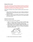 Montaje del filtro y bomba de aceite