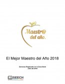 El Mejor Maestro del Año 2018
