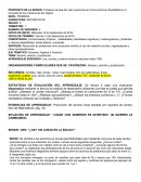 PLANEACION PROYECTO Número, adición y sustracción