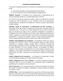 Conste por el presente documento un contrato de arrendamiento entre las siguientes partes: Contraato de arrendatario