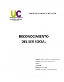 RECONOCIMIENTO DEL SER SOCIAL