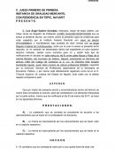 La misma es improcedente por los razonamientos que se harán en el capitulo respectivo