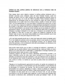 Calidad de vida, política pública de tolerancia cero y ventanas rotas de Rudolph Giuliani