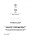 EL IMPACTO DE LA EXPERIENCIA ALIMENTICIA EN LA CALIDAD DE VIDA DE LA PERSONA HUAMANA QUÉ HABITA EN LA ZONA METROPOLITANA DE MONTERREY