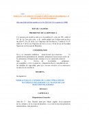 Decreto 2635 del medio ambiente