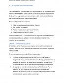 Organizaciones internacionales. ORIGEN Y EVOLUCION DE LAS OI