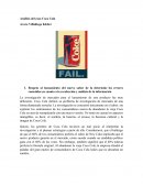 Respeto al lanzamiento del nuevo sabor de la determine los errores cometidos en cuanto a la recolección y análisis de la información