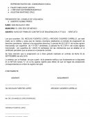 AVISO DE FIRMA DE CONTRATO DE ENAJENACION A TITULO GRATUITO