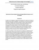 Biotecnología de microalgas