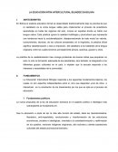 LA EDUCACIÓN INTRA INTERCULTURAL BILINGÜE EN BOLIVIA