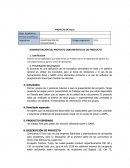 Administración del proyecto. Lanzamiento de un producto